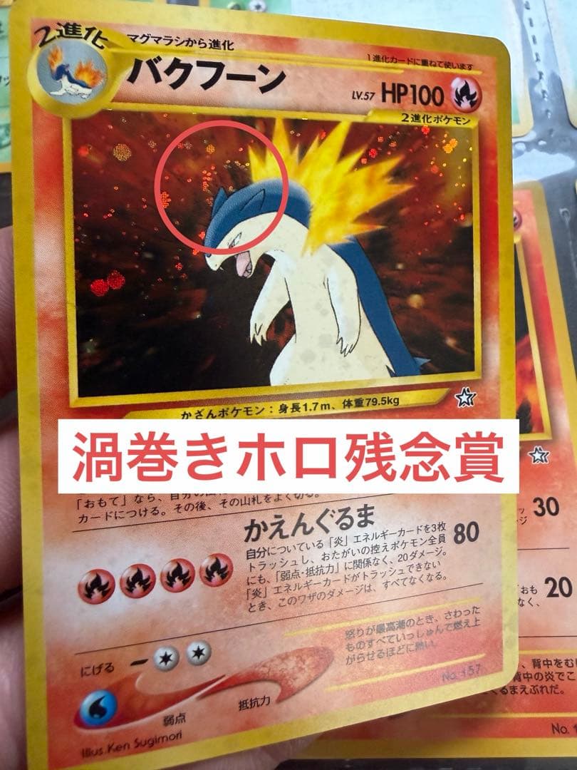 さ*い様 ポケモンカード　ネオ　金銀発売記念　プレミアムファイル　旧裏　9枚セッ