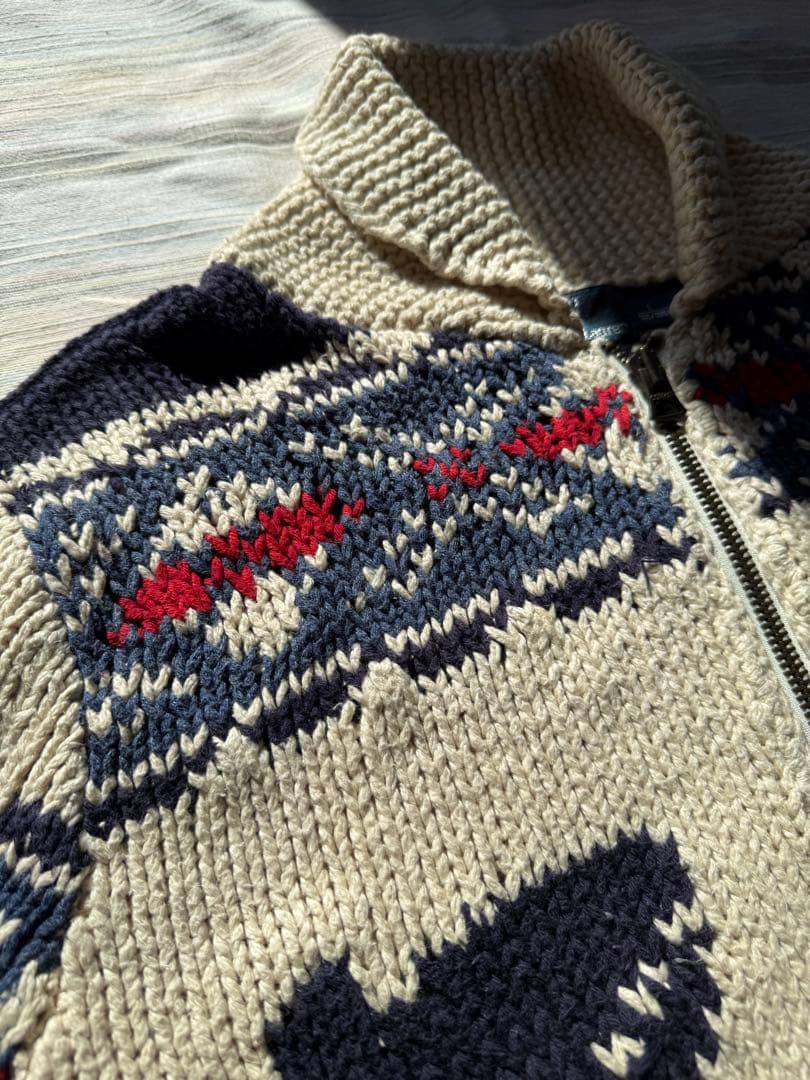 Polo by Ralph Lauren カウチン クジラ L