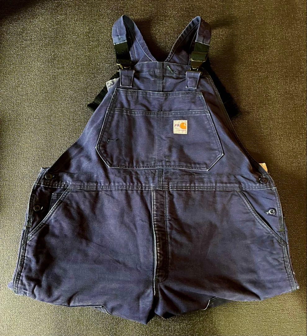 carhartt FR オーバーオール ダブルニー ダック地　MEXICO製