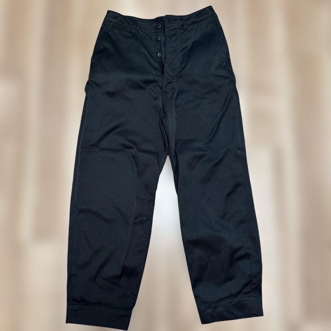パンツ 25AW Cotton Drill Wide Military Khakis