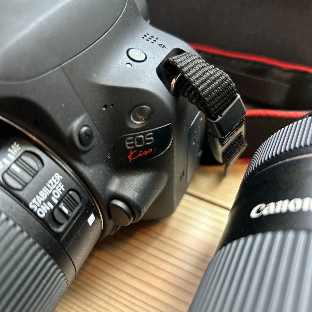 Canon EOS Kiss X9 ダブルレンズセット バッテリー付き