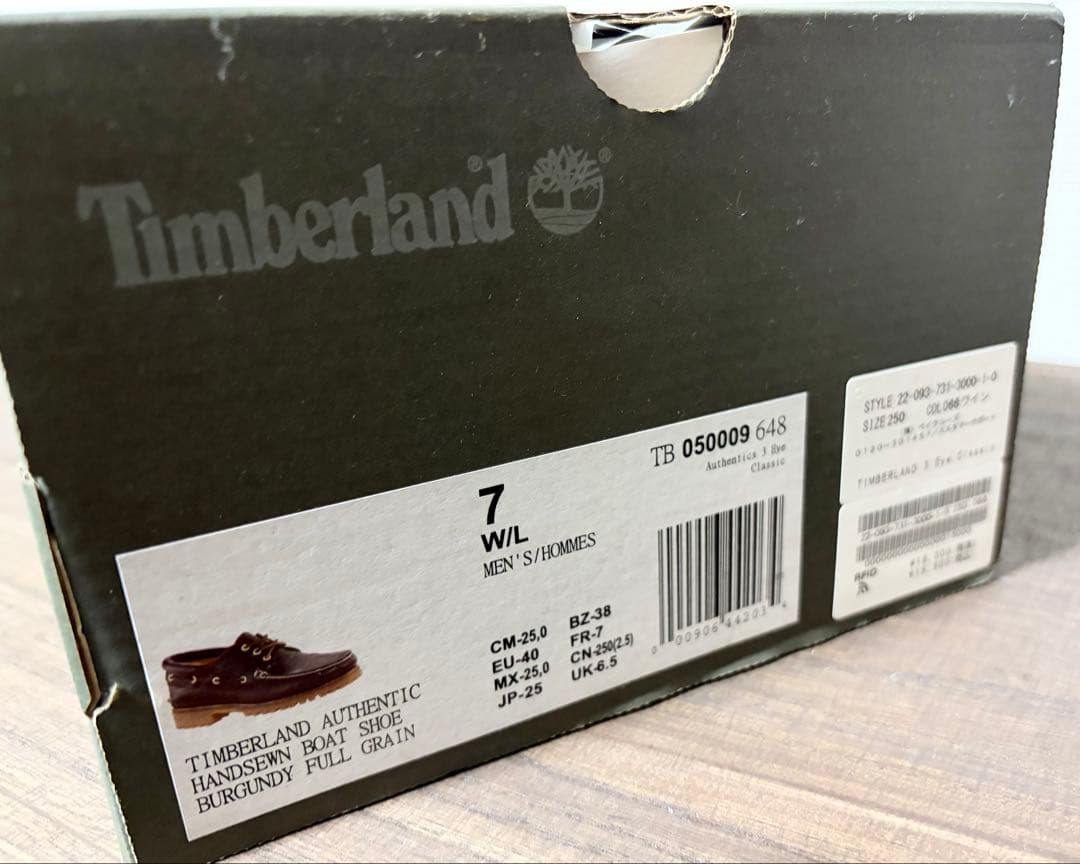 靴 Timberland 3eye classic lug US7W
