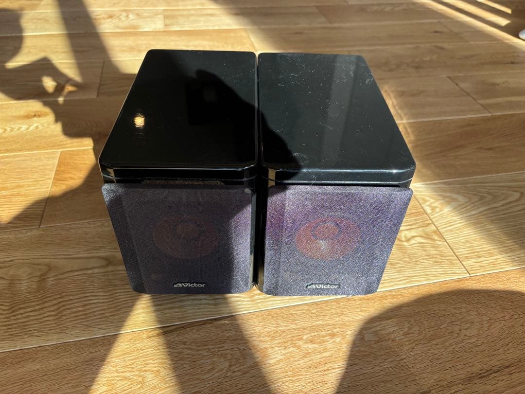 Victor DVDコンパクトコンポ ウッドコーンスピーカー付き