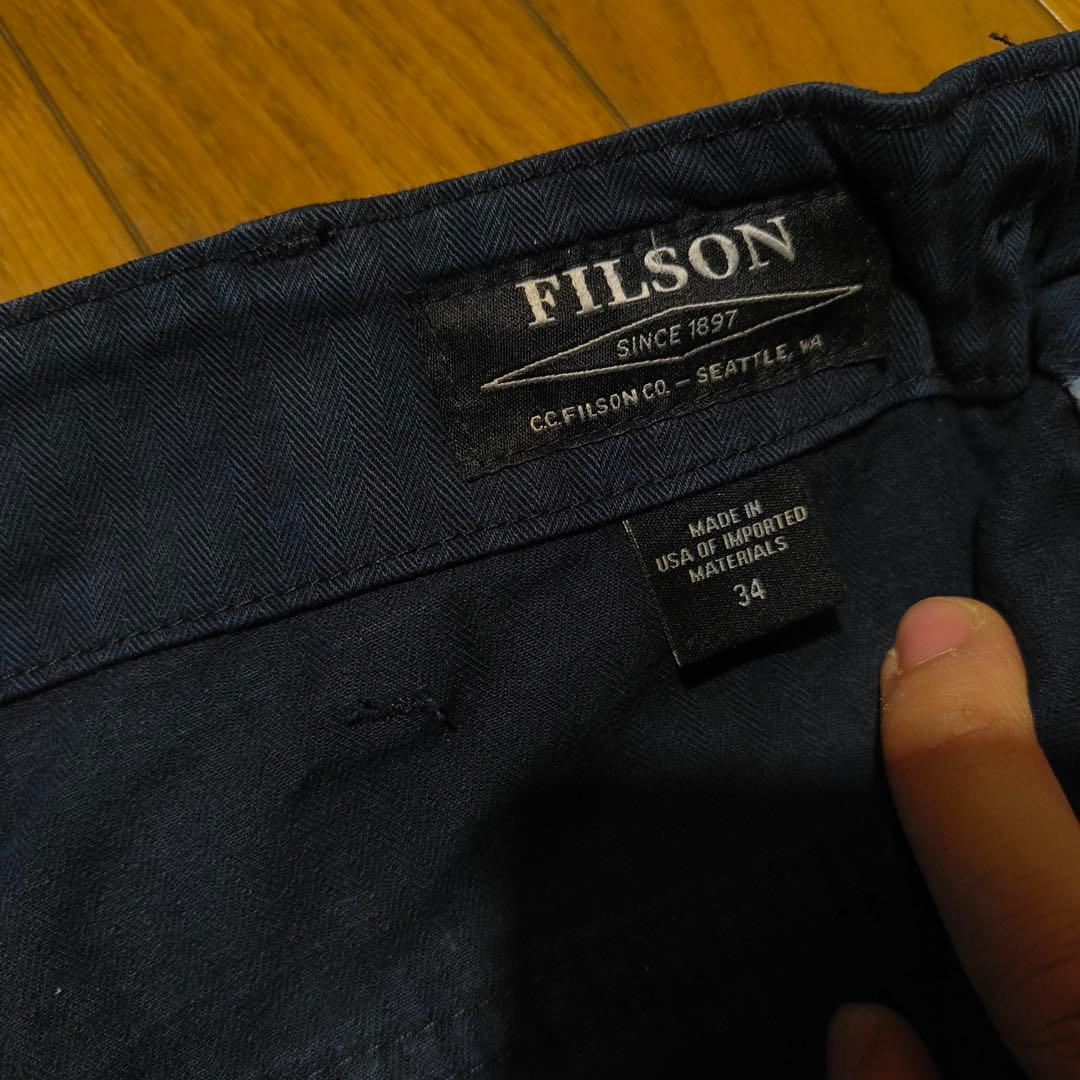 FILSON HERRINGBONE SUPPLY PANTS W34 ベイカー