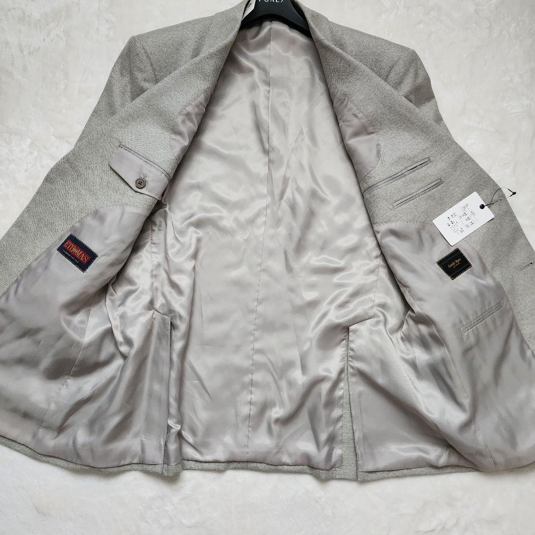 【新品】サヴィルロウ カシミヤ ウール テーラードジャケット XL・AB6