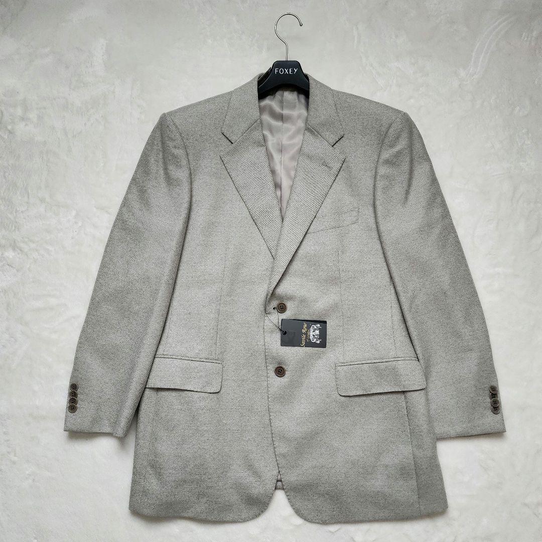 【新品】サヴィルロウ カシミヤ ウール テーラードジャケット XL・AB6