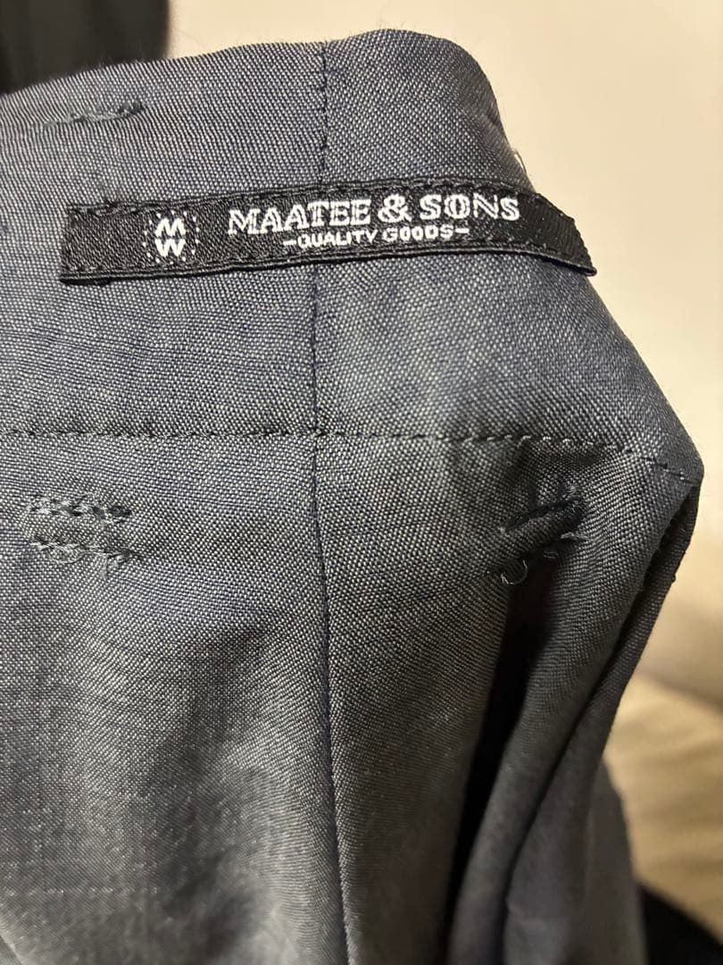 25SS MAATEE&SONS \"H\"WOOL 無双TROUSERS