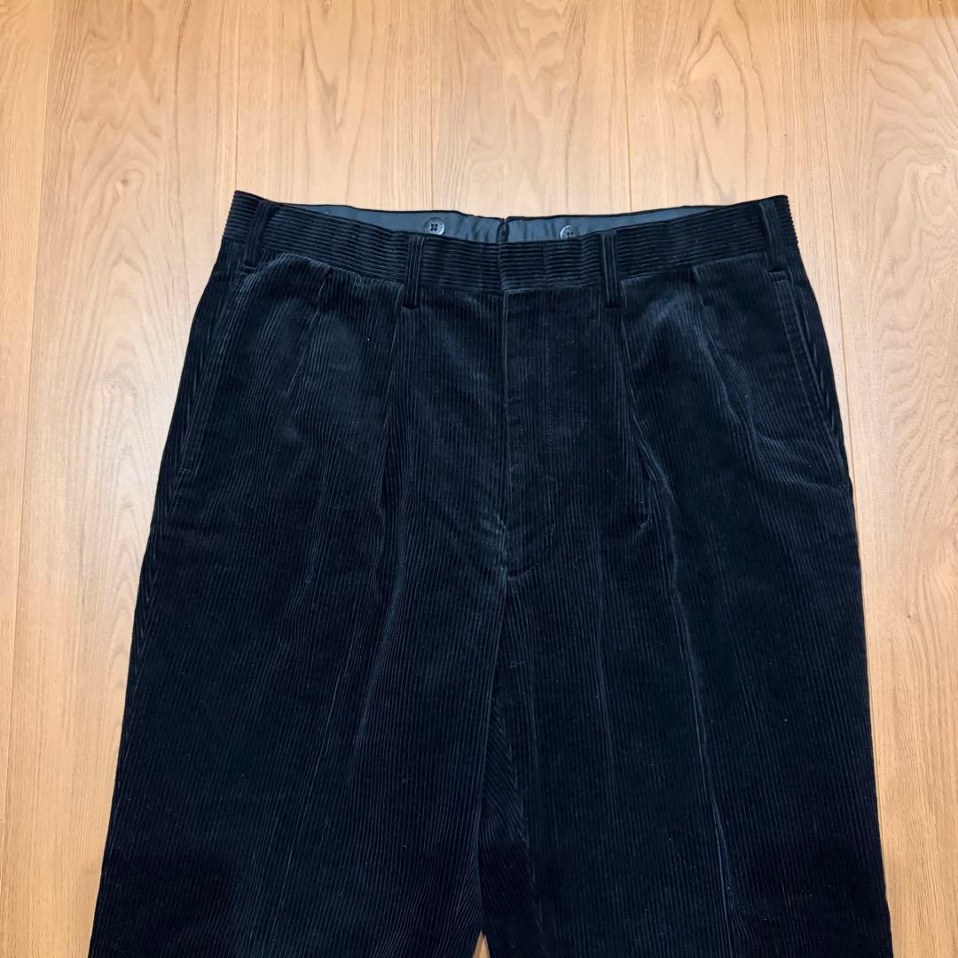 ブラック ◎ 90s POLO ラルフローレン 太畝 コーデュロイパンツ
