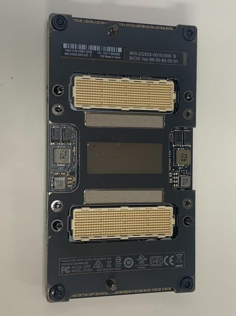 超レアnvidia Tesla V100 SXM2 32GB nvlink