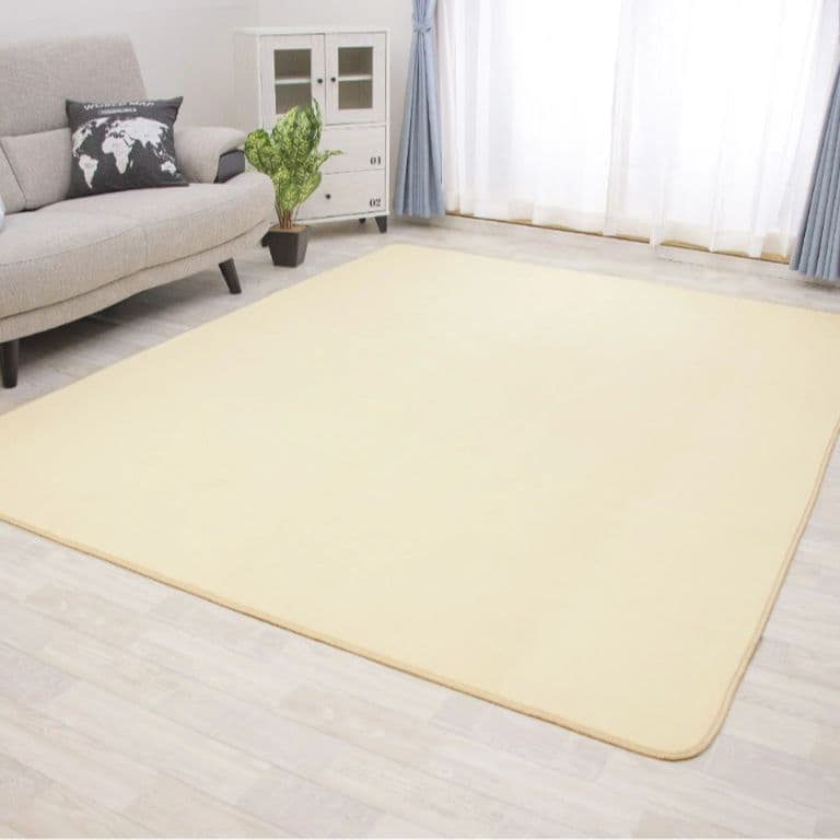 山善3畳ホットカーペット＆フリーライフ洗えるラグ　セット　広め