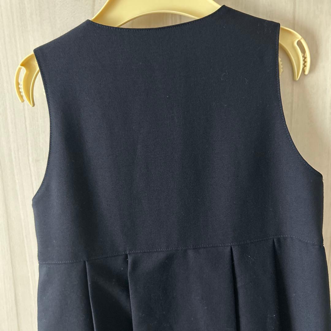 ミキハウス　紺色ジャンパースカート　お受験　面接　フォーマル