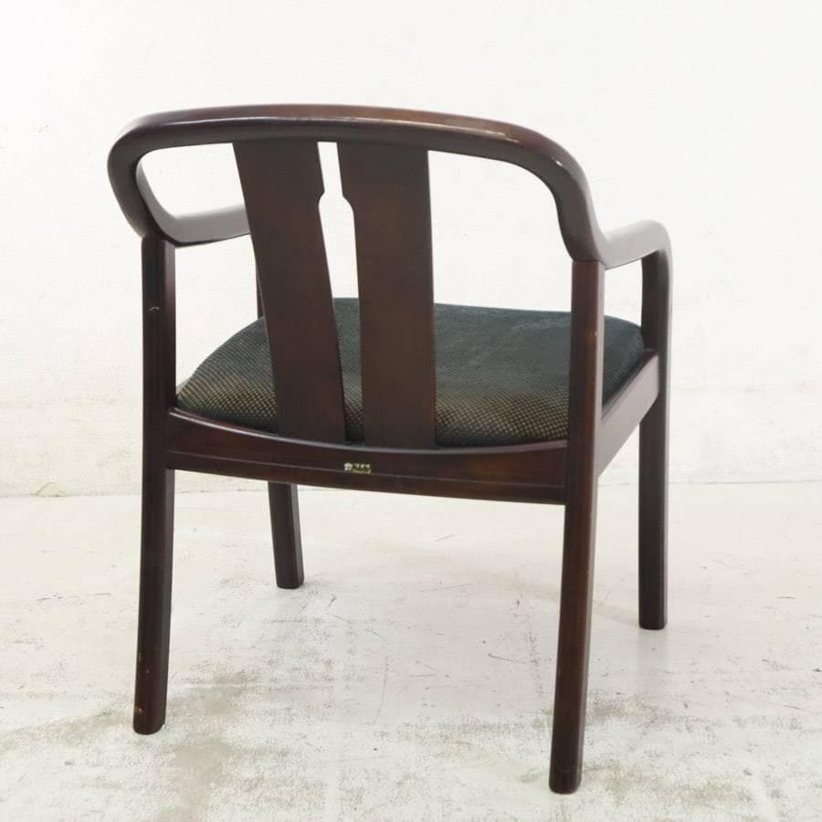 ２脚まとめ買い オールドカリモク ダイニングチェア アームチェア 曲木 ビンテー