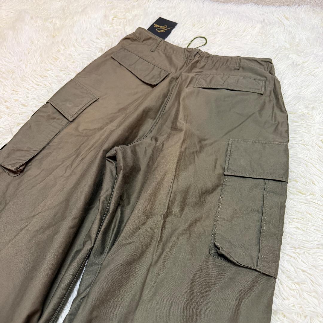 Needles ニードルス カーゴパンツ Mサイズ オリーブ ドローコード付き