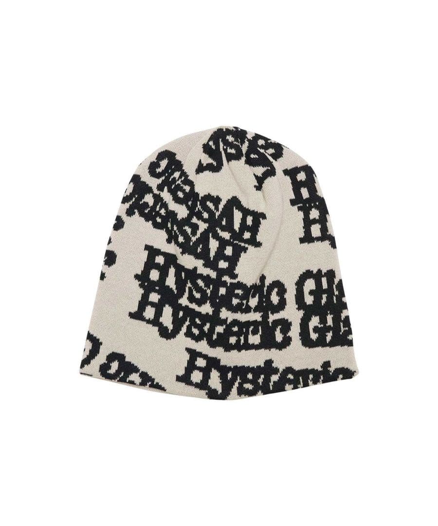 Hysteric glamour typeロゴ　ビーニー