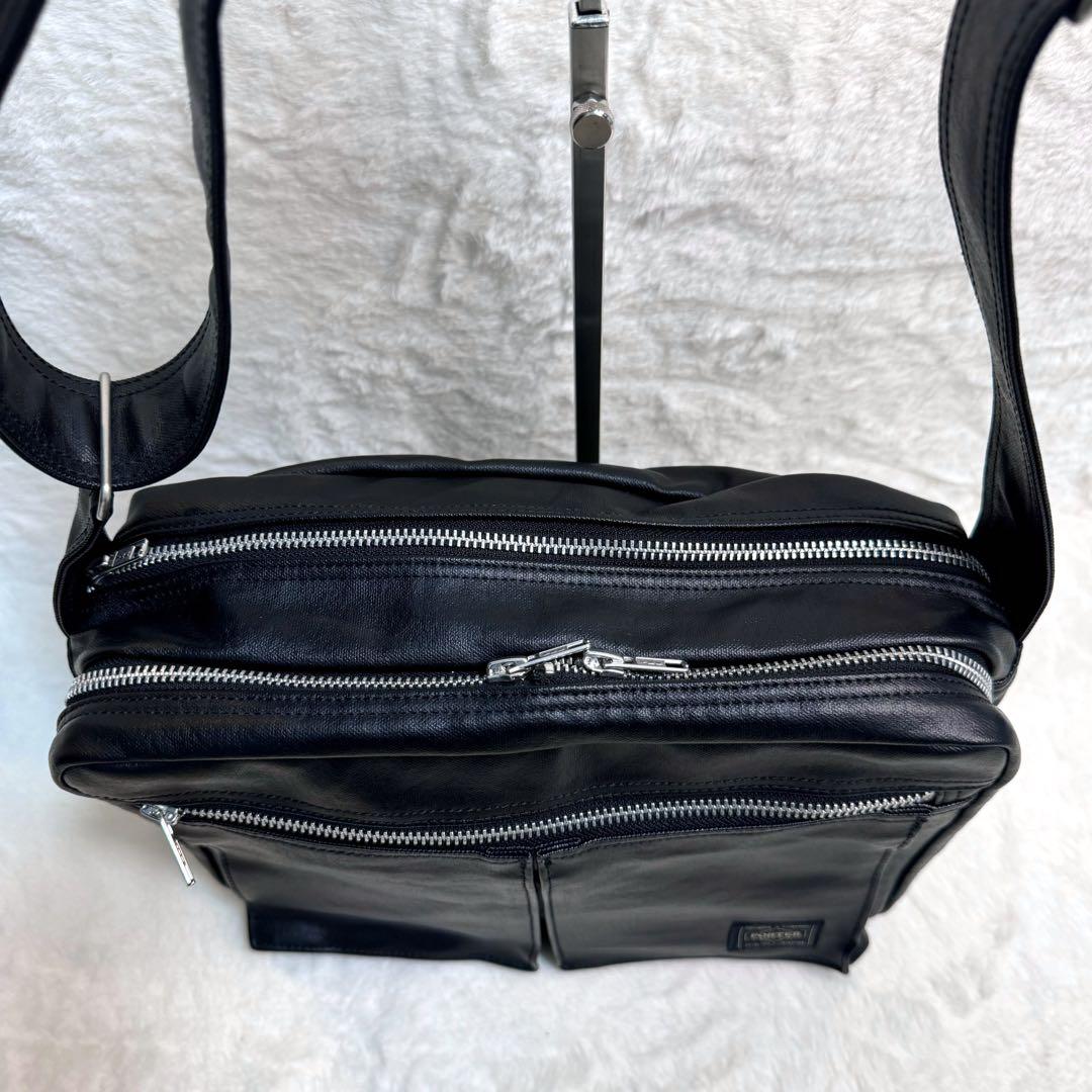 【極美品】ポーター　吉田カバン　フリースタイル　ショルダーバッグ　L ブラック