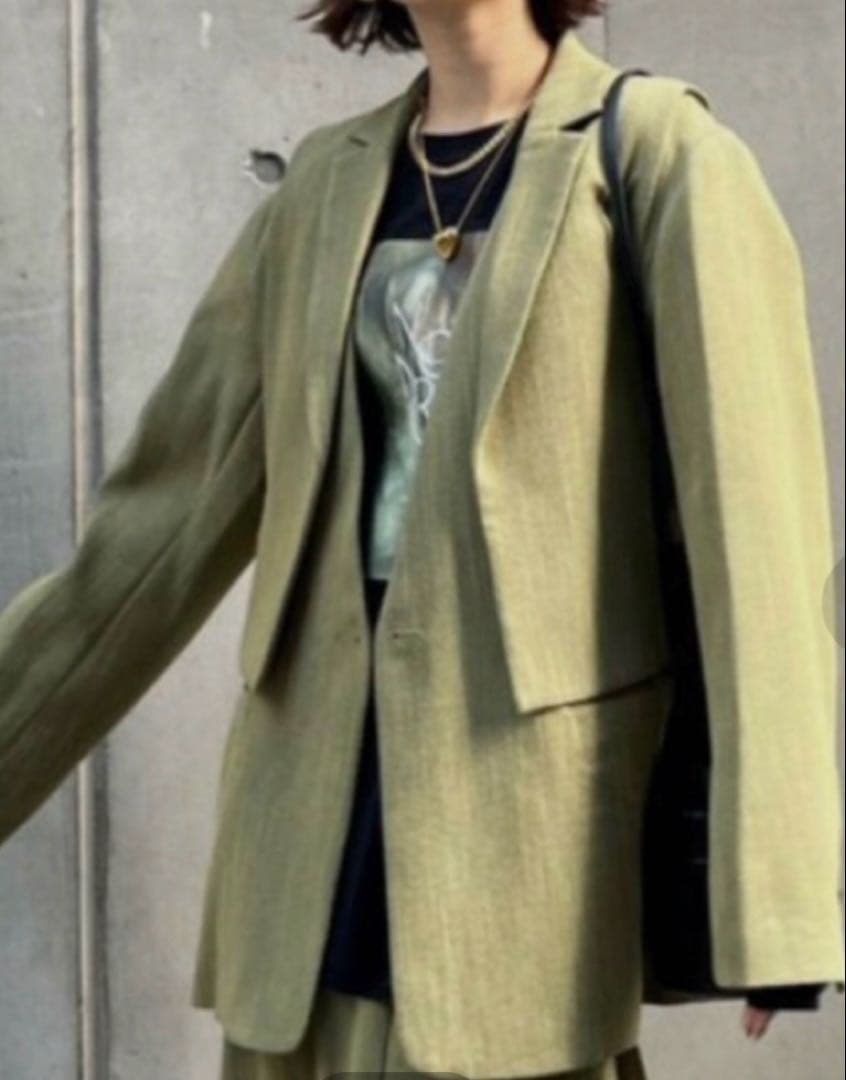 ジャケット・アウター CONVERTIBLE HERRINGBONE JACKET