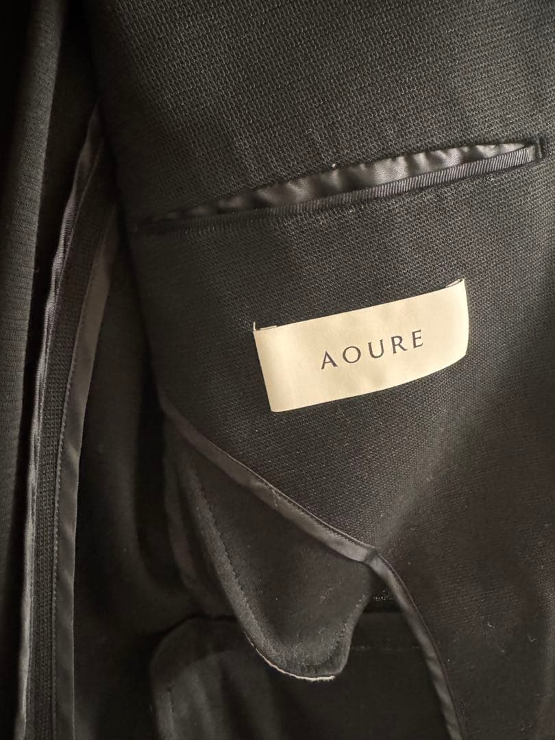 AOURE テーラードジャケット BLK Mサイズ