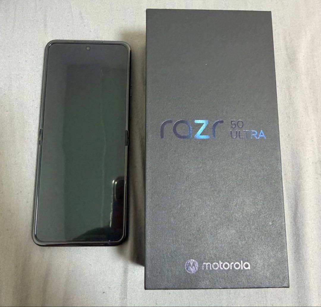 新品Motorola razr 50 ULTRA Sotbank版フリー