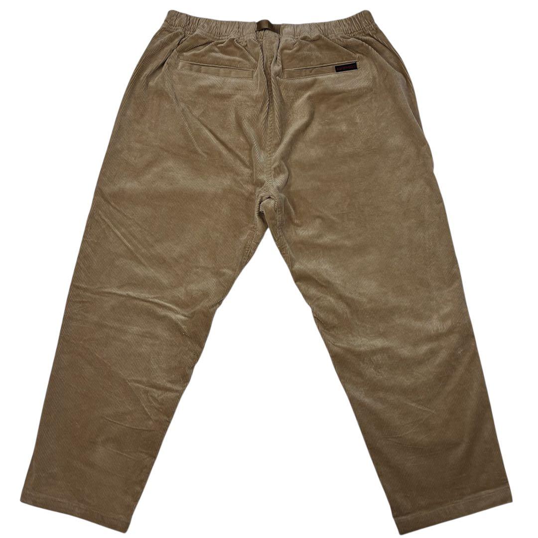 美品 GRAMICCI グラミチ コーデュロイルーズテーパードパンツ ベージュL