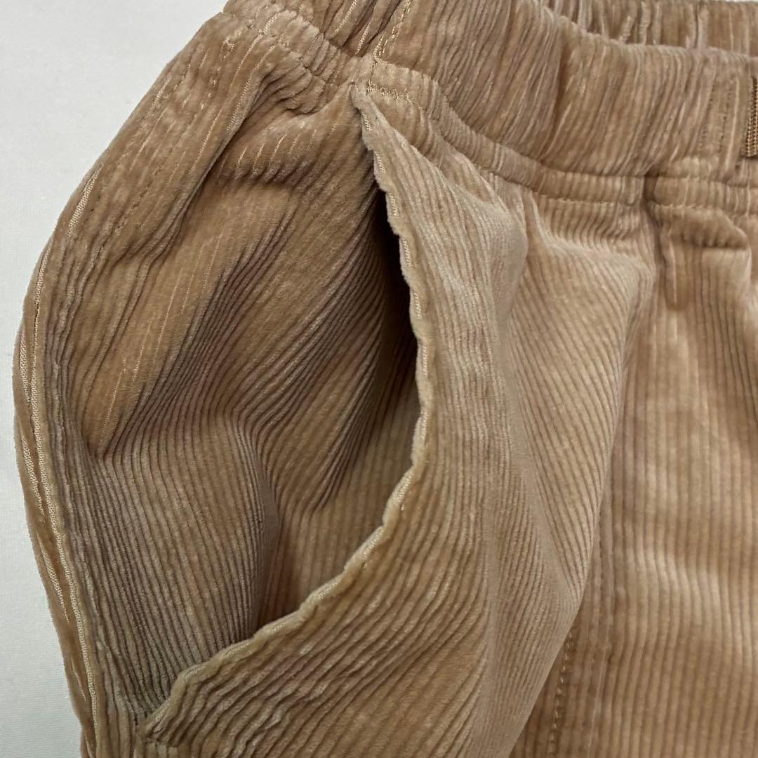 美品 GRAMICCI グラミチ コーデュロイルーズテーパードパンツ ベージュL