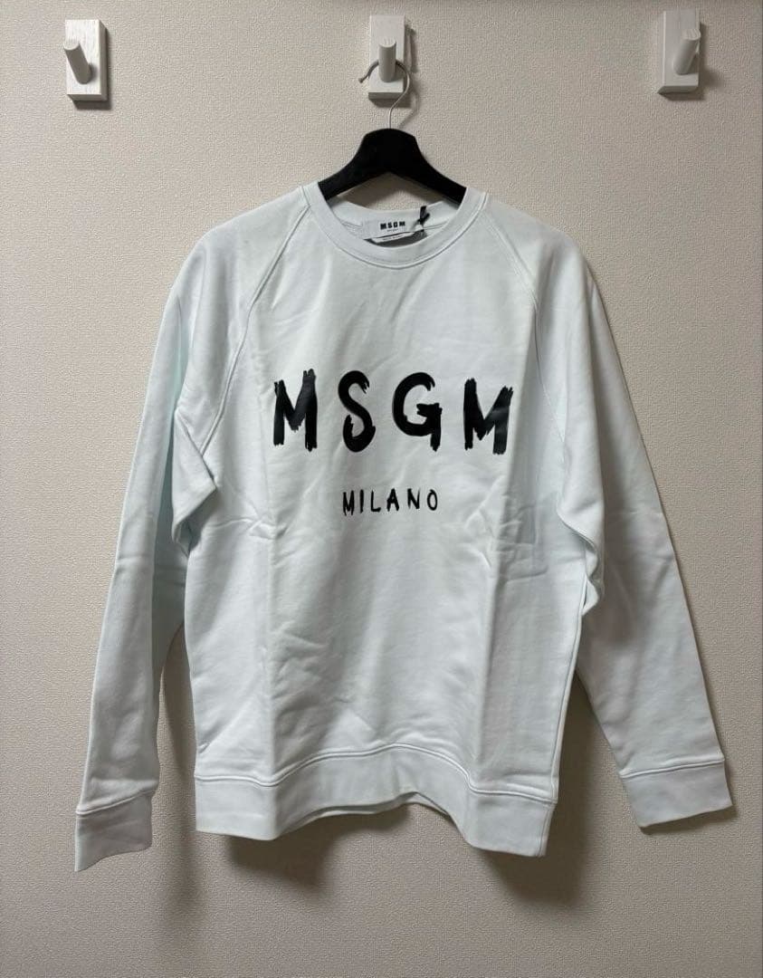 MSGM ホワイト スウェット トレーナー