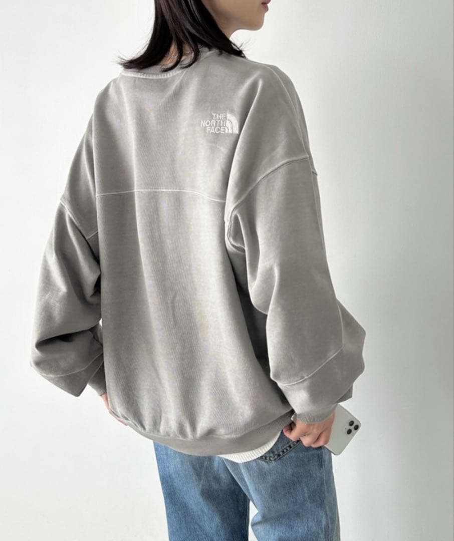 新品　THE NORTH FACE ワンポイント ロゴ刺繍 オーバースウェット