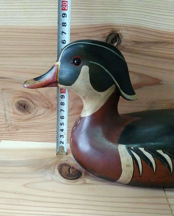 Tom Taber（トム・タバー:アメリカ彫刻家）カモの木彫デコイ