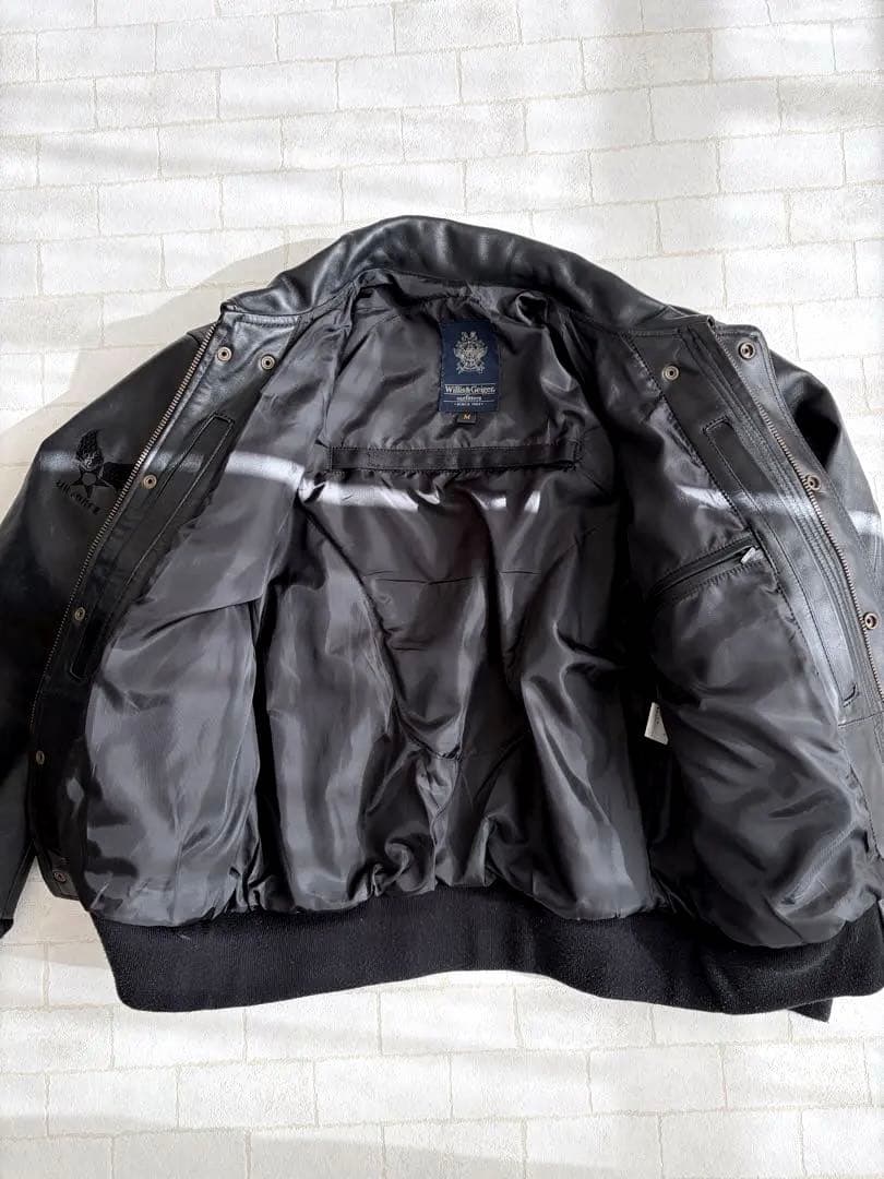 Willis& レザージャケット（牛革）　Mサイズ