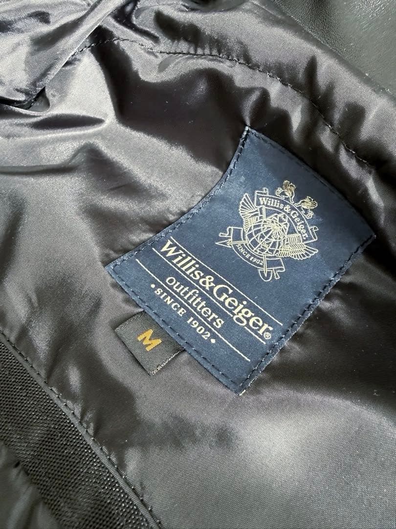 Willis& レザージャケット（牛革）　Mサイズ