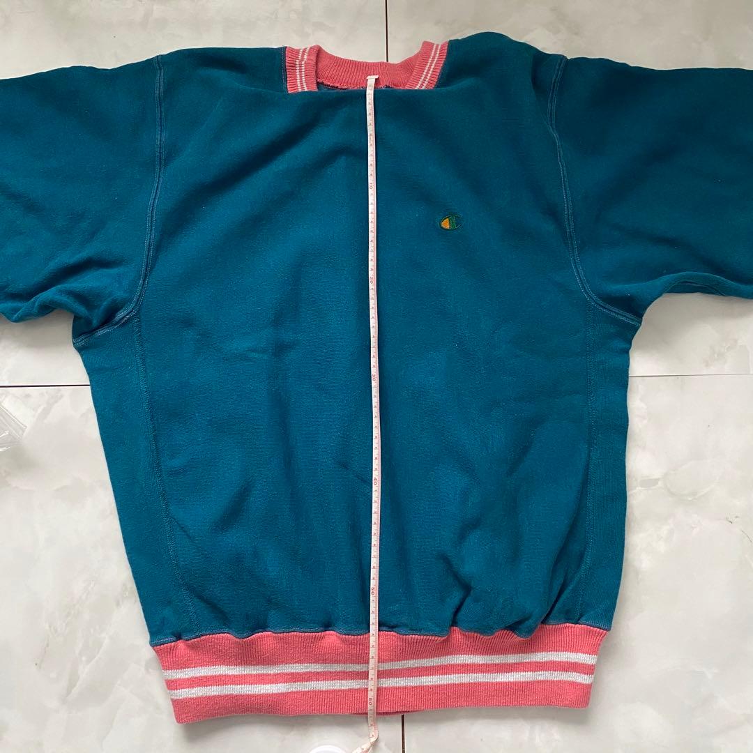 Champion reverse weave 90s リブライン スウェット