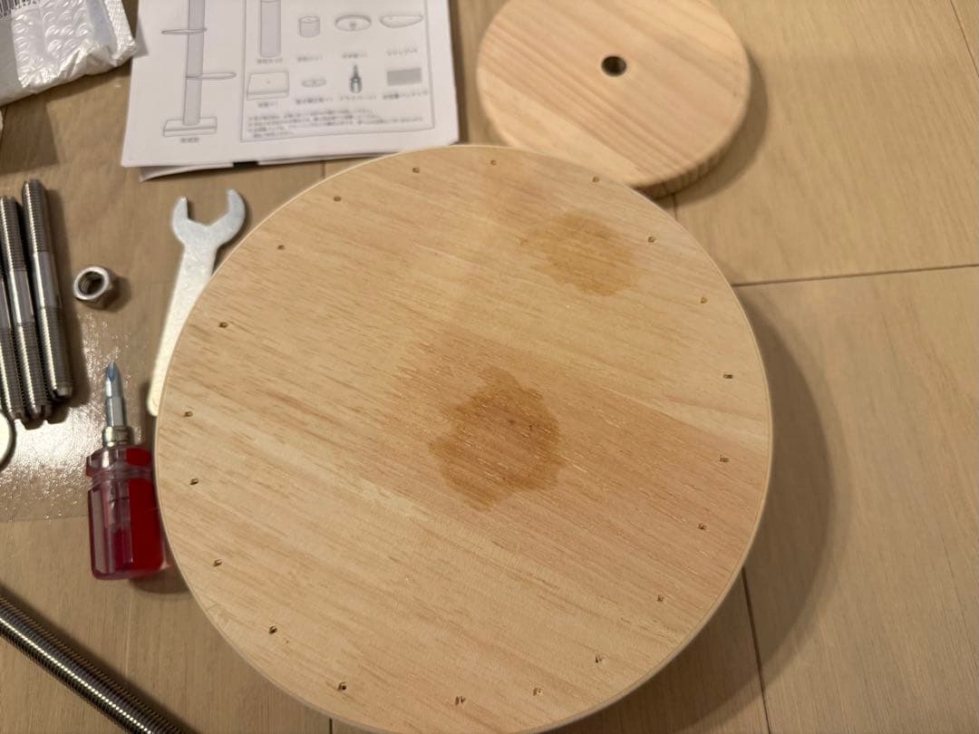 sumika 突っ張り型木製キャットタワー