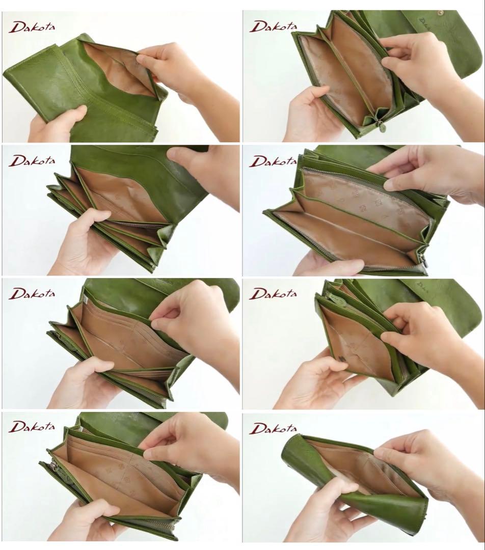 Kimi✨Dakotaダコタ長財布ロングウォレット本革ハーヴェスト大容量