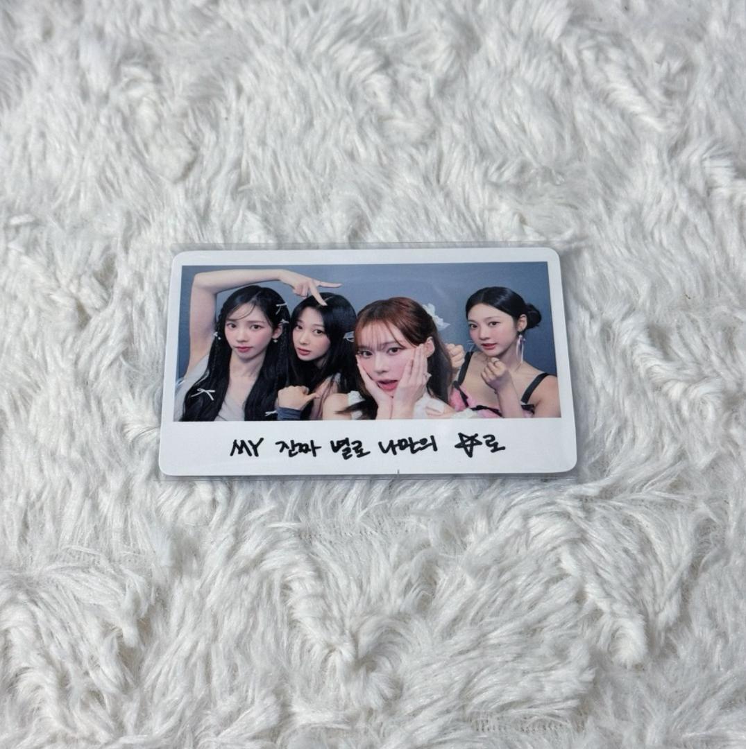 【公式】aespa winter Ver. potd ポラロイド トレカ