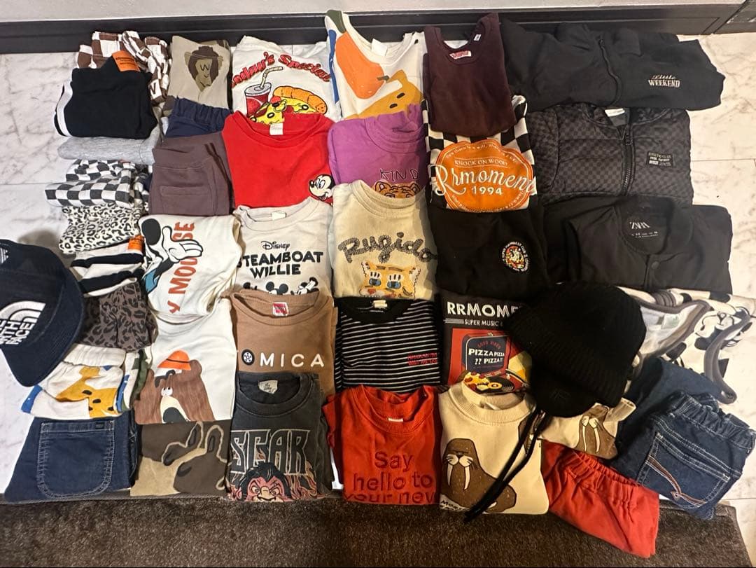 キッズ服　まとめ売り　ZARA しまむら　100 39点