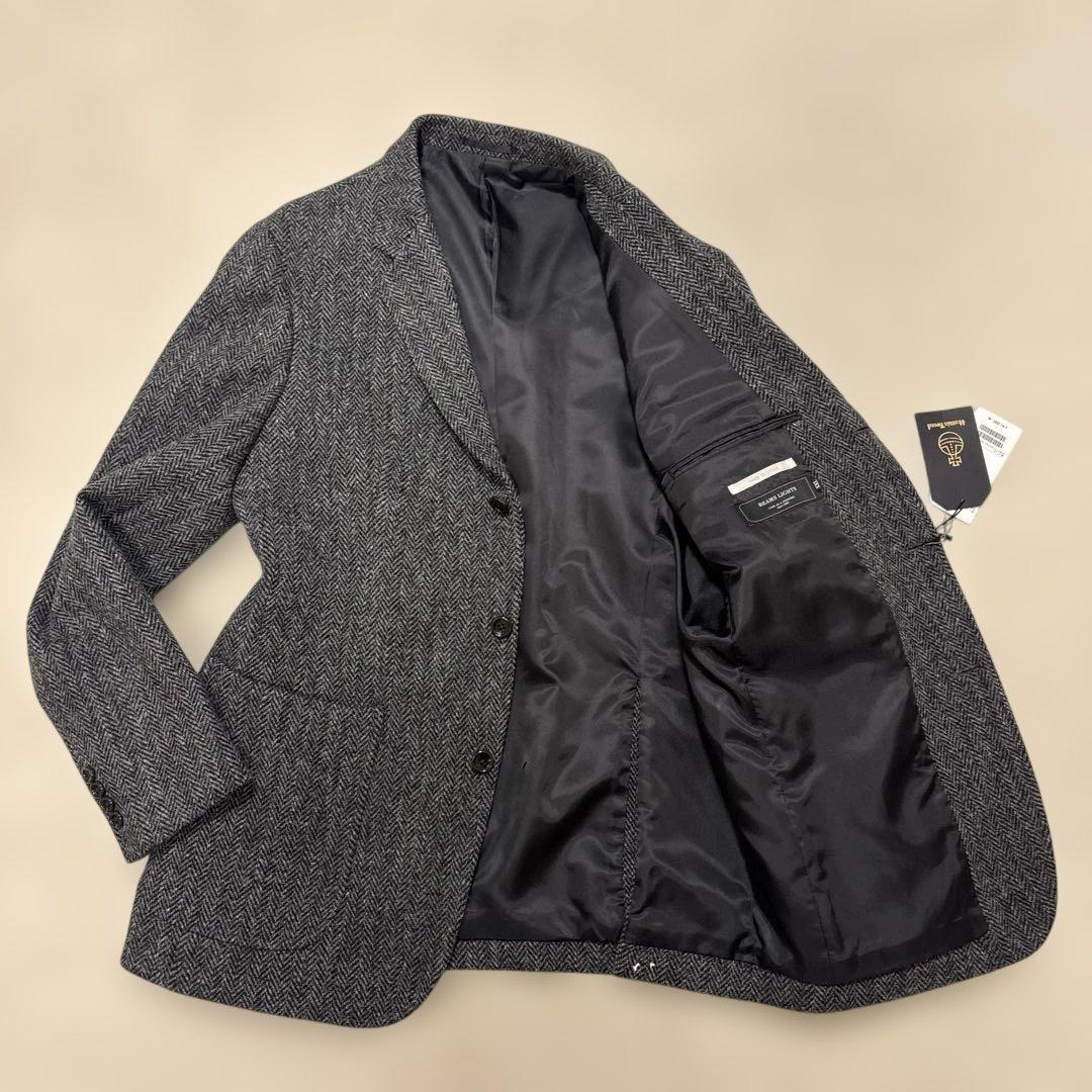 ポ*コ様 ビームスライツ Harris Tweed ヘリンボーン　テーラードジャ