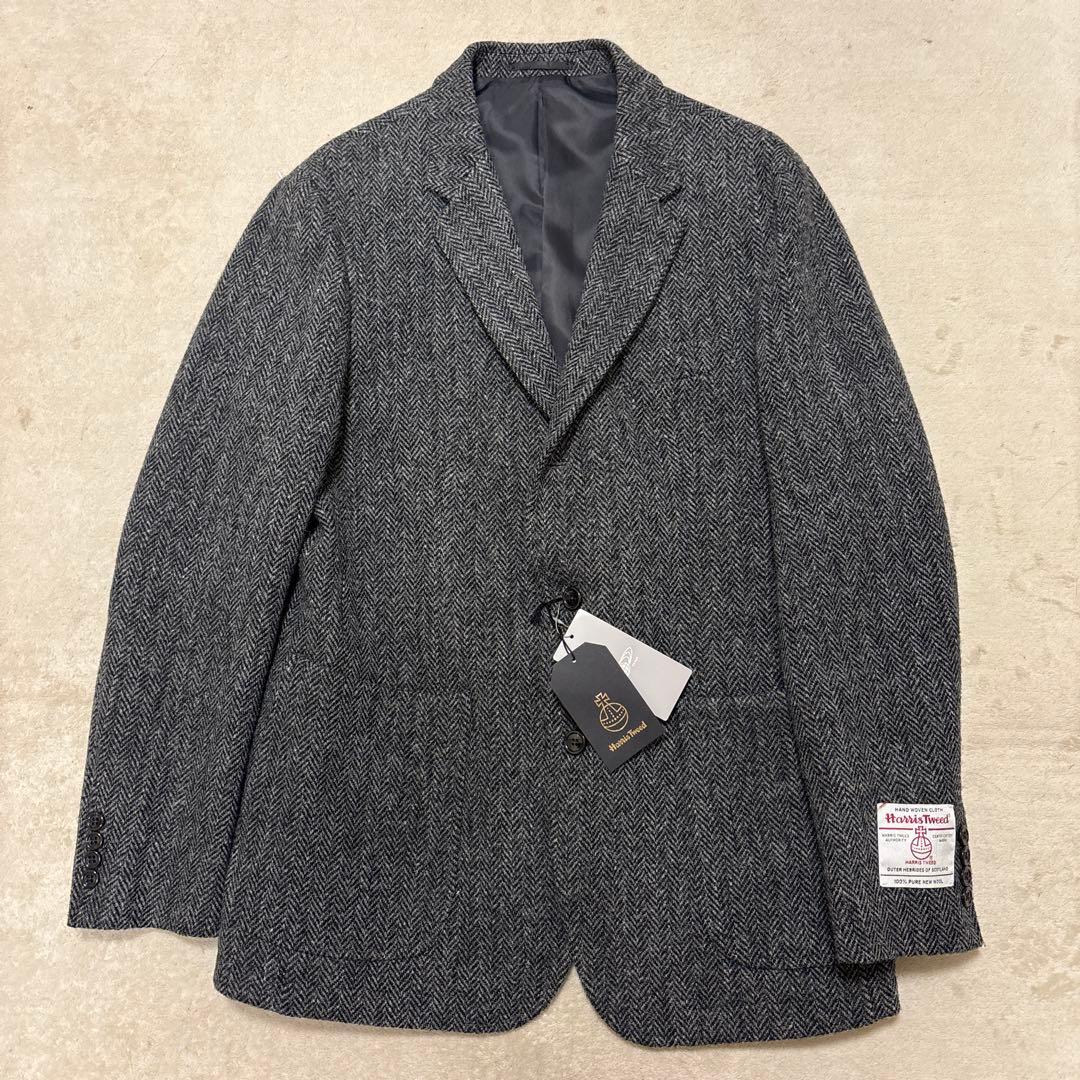 ポ*コ様 ビームスライツ Harris Tweed ヘリンボーン　テーラードジャ