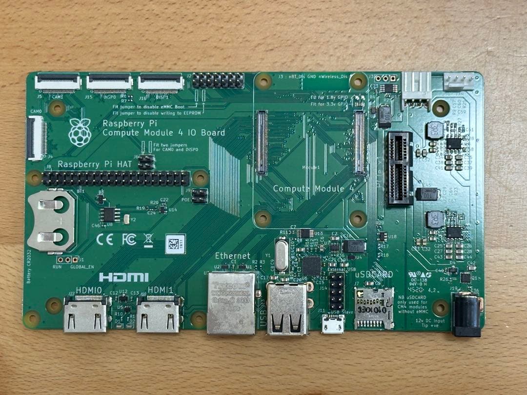 マザーボード Raspberry Pi 4 IO Board + Compute Module