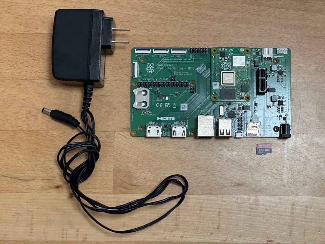 マザーボード Raspberry Pi 4 IO Board + Compute Module