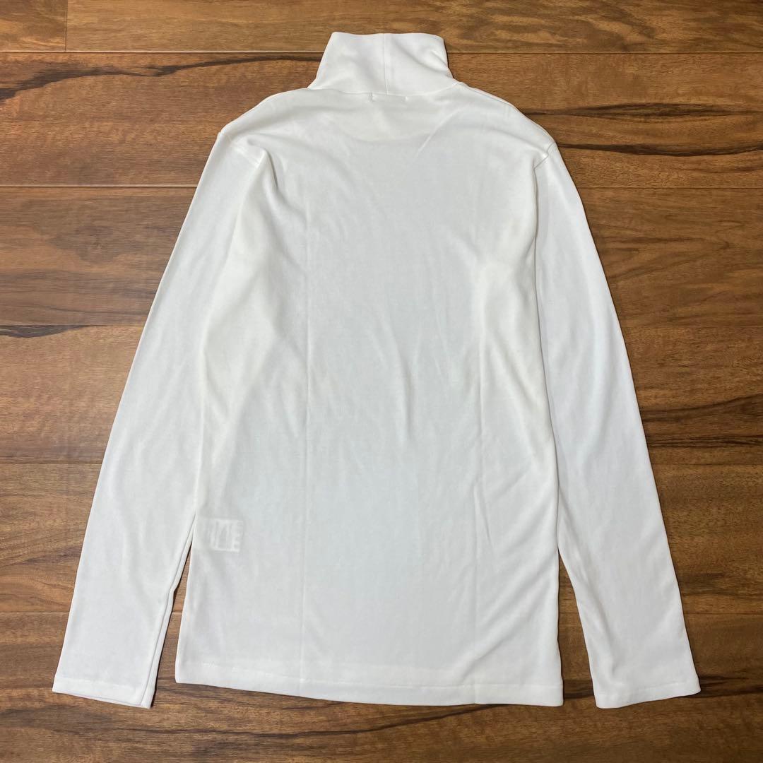 美品★Y's ワイズ ヨウジヤマモト 長袖カットソー タートルネック 白