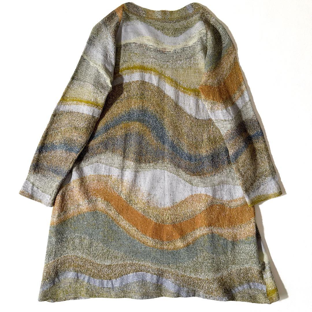 ヨーガンレール サハラ チュニック ジャガード 綿 ウール プルオーバー M