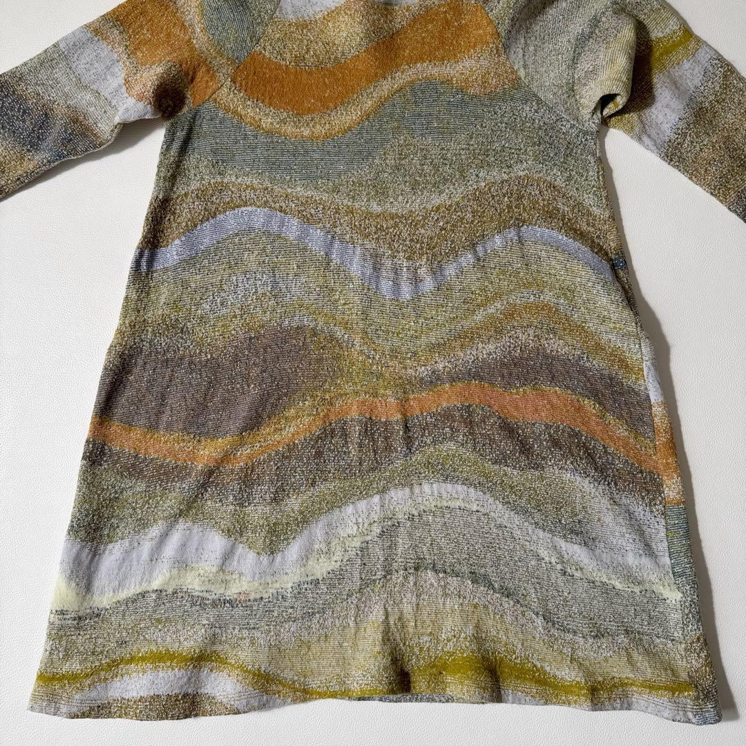 ヨーガンレール サハラ チュニック ジャガード 綿 ウール プルオーバー M
