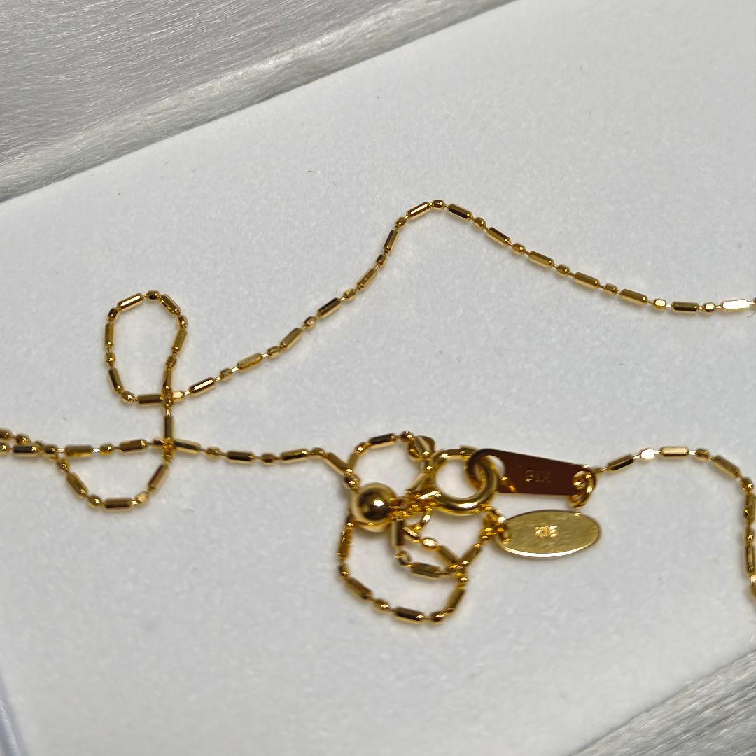 新品　K18 イエローゴールド 　ネックレス　45cm スライドアジャスター