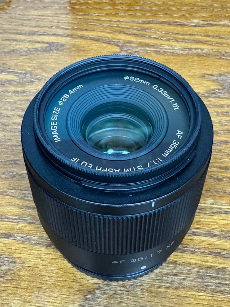プ*ー様 ほぼ新品 VILTROX AF 35mm F1.7 XF フジX対応