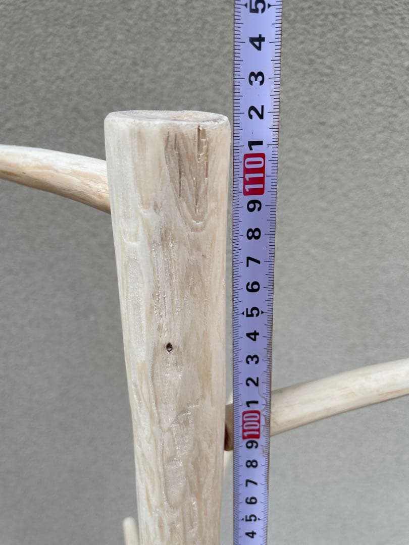 国産ヒノキ　鳥用止まり木　大型スタンド　約112センチ　小型インコ　中型インコ用