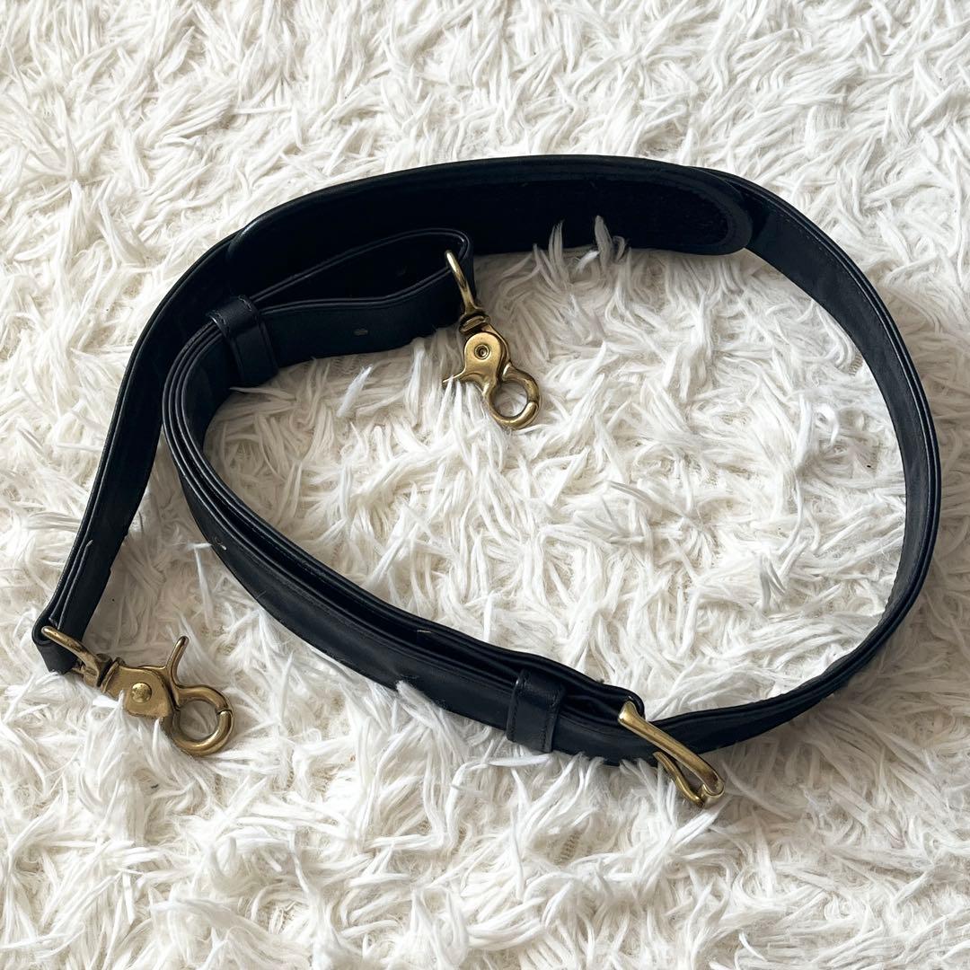 オールドコーチ　2way　ボストンバッグ　レザー　黒　ブラック　大容量　USA製