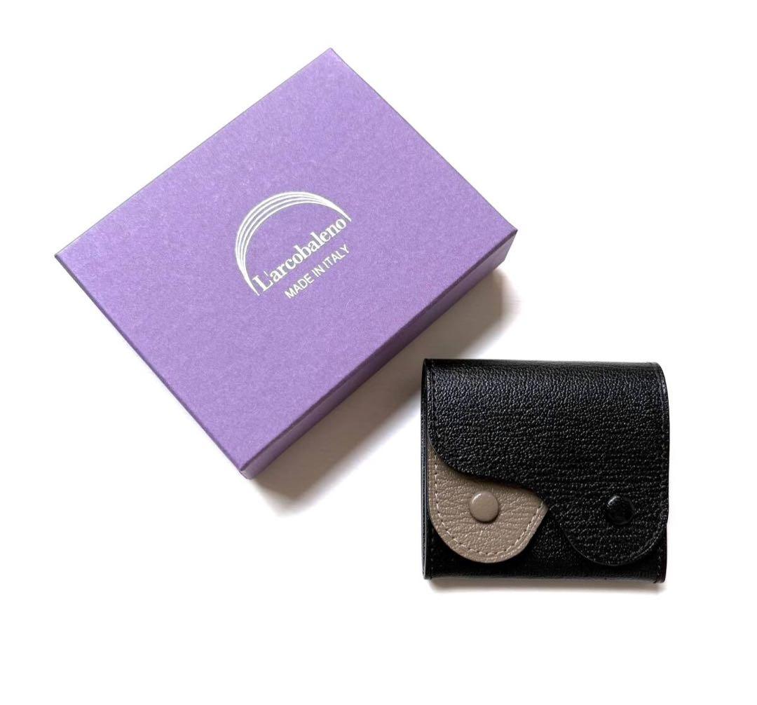 新品 ラルコバレーノ L'arcobaleno 小銭入れ ダブル ケース