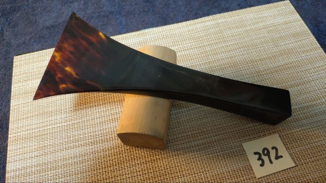 三味線バチ【送料無料】392黒水牛天然素材