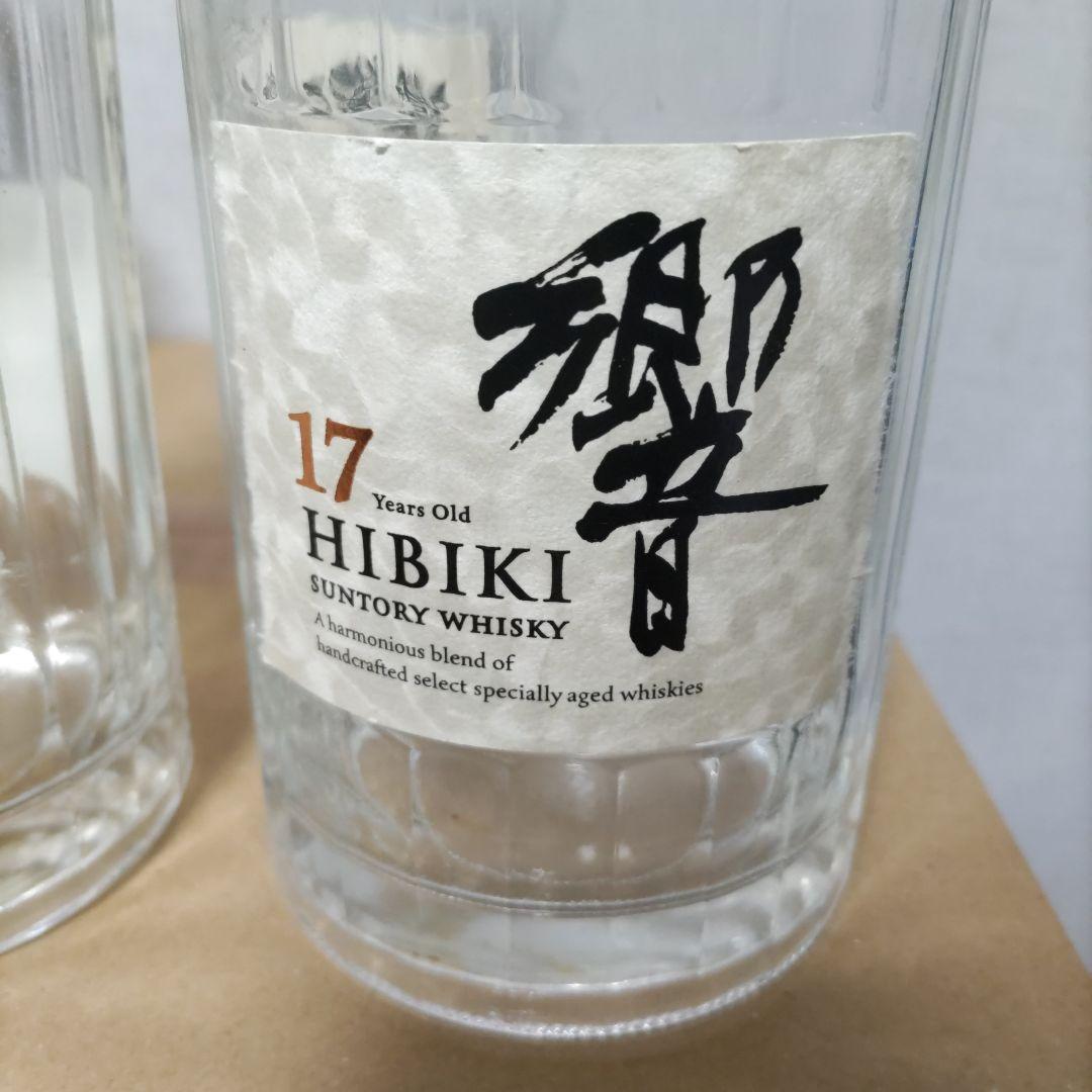 響17年6本&山崎12年6本ウィスキー空き瓶セット