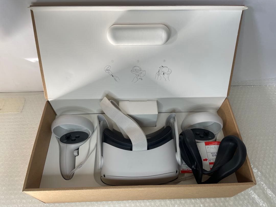  Quest 2 VRヘッドセット本体コントローラー2個 動作確認済