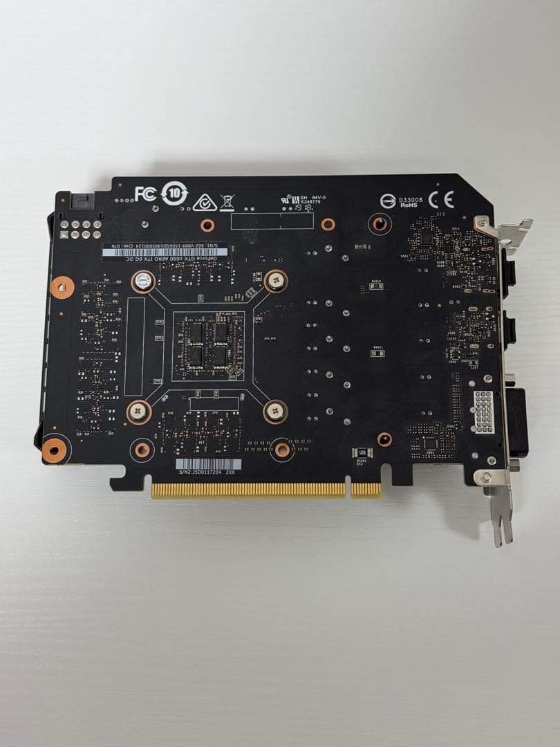 [美品]MSI GeForce GTX 1660 AERO ITX 6G OC